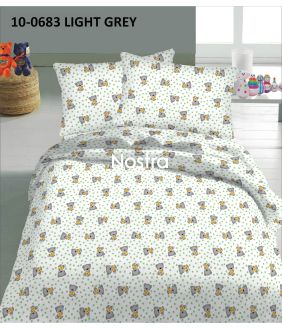 Children bedding set BEAR WITH DOTS 10-0683-LIGHT GREY 10-0683-LIGHT GREY