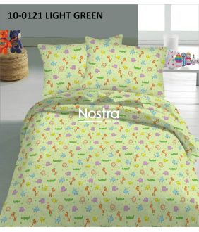 Voodipesu lastele ZOO ANIMALS 10-0121-LIGHT GREEN