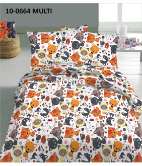 Детское постельное белье CATS WITH BIG HEADS 10-0664-MULTI