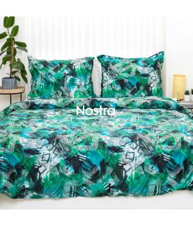 PREMIUM maco sateen bedding set CHAROLETTE 40-1570-GREEN