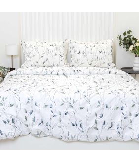 PREMIUM maco sateen bedding set CHERRILYN 40-1649-WHITE