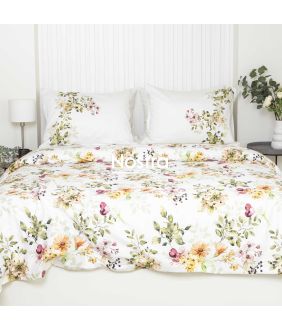 PREMIUM maco sateen bedding set CHI 20-1919-WHITE
