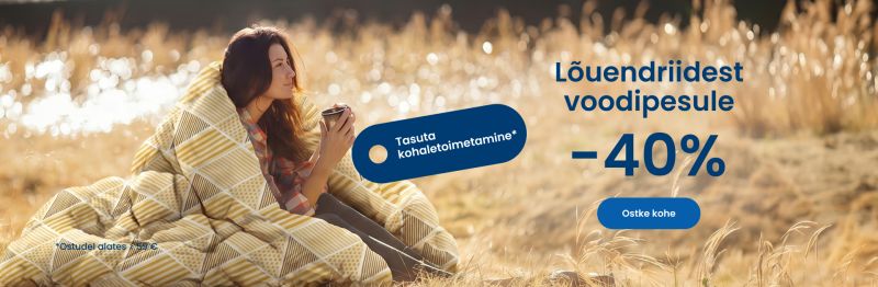 Lõuendriidest voodipesule -40%/ desktop