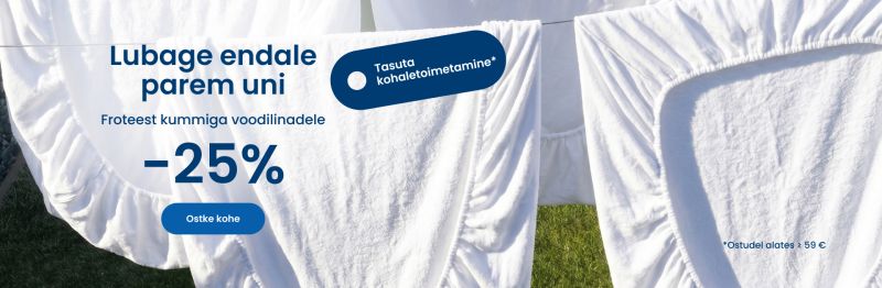 Froteest kummiga voodilinadele -25%/ desktop