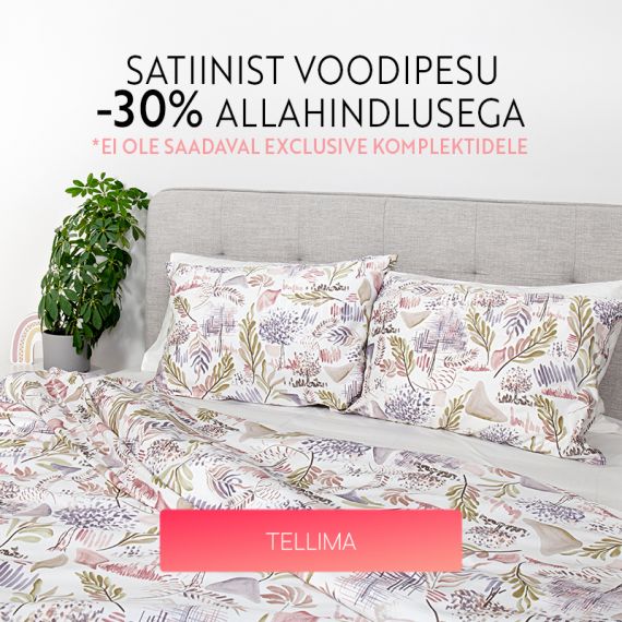 Satiinist voodipesu -30% allahindlusega / mobile