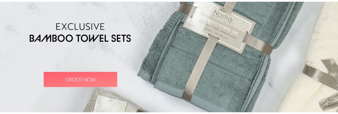 Exclusive bamboo towel sets / desktop